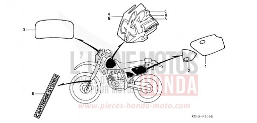 MARQUE (RR) XR250RR de 1994